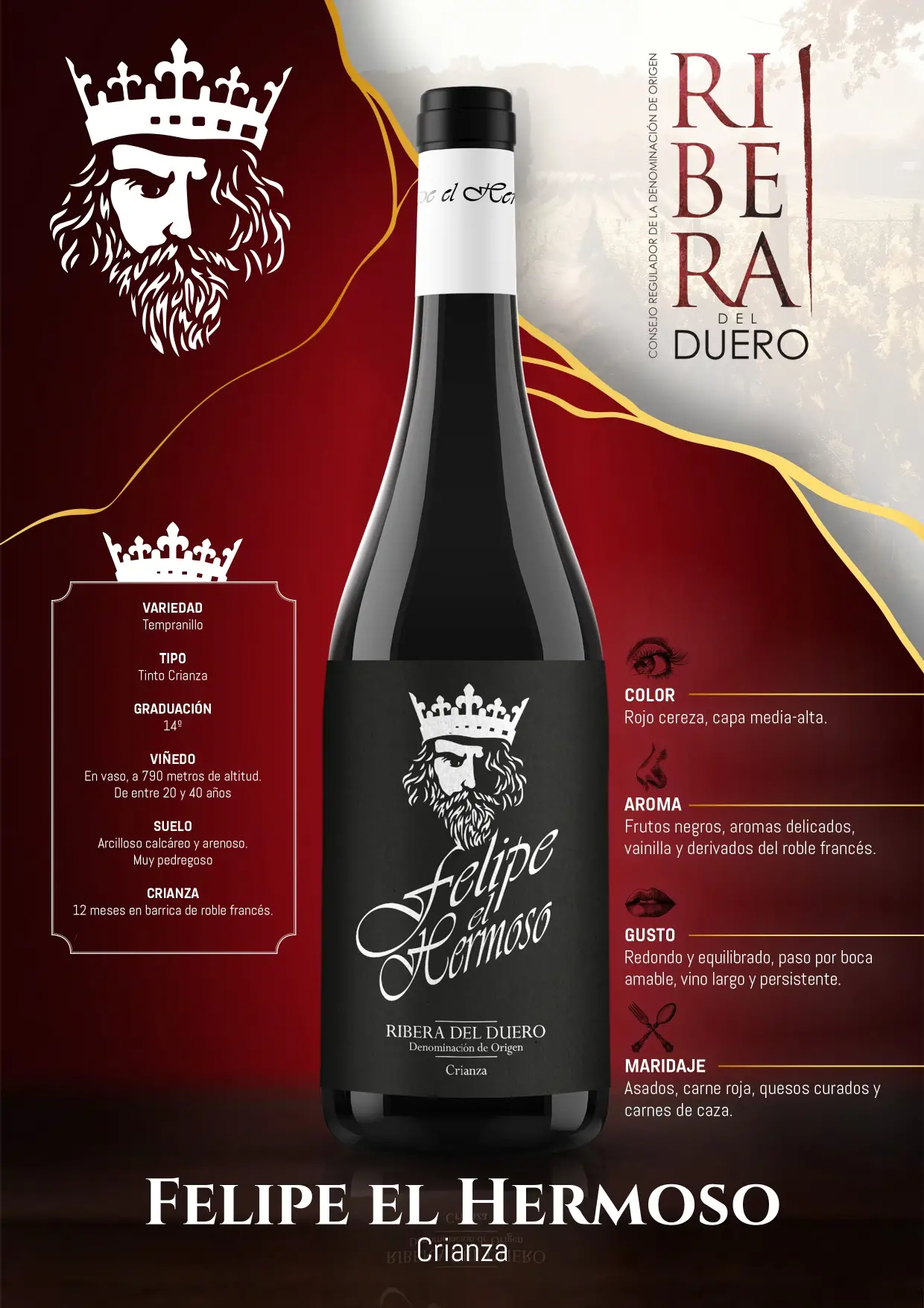 Felipe el hermoso Crianza