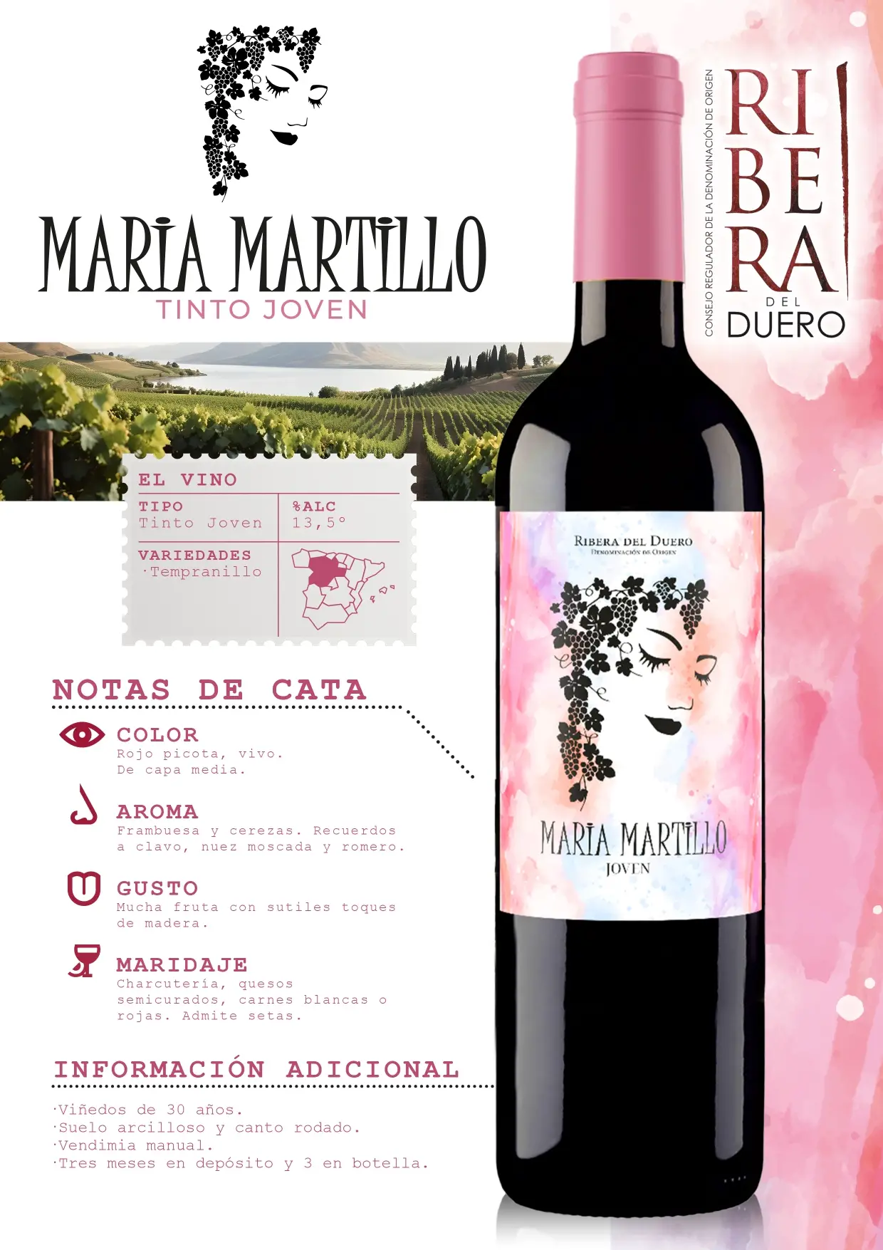Maria Martillo tinto
